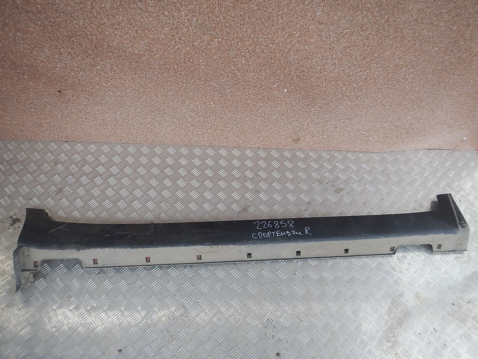 накладка на порог наружная