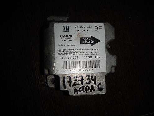 Фотография Блок управления AIR BAG, Opel (Опель)-ASTRA G (98-05)