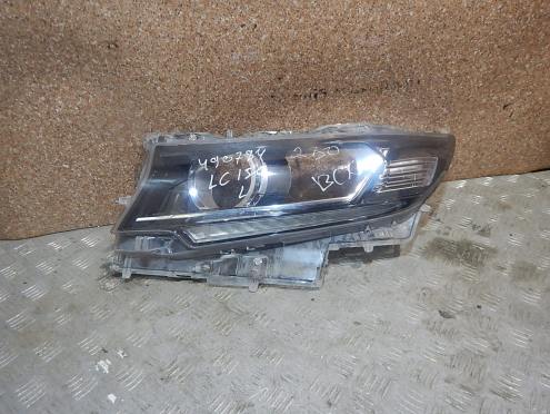 Стекло фары левой, Toyota (Тойота)-LAND CRUISER PRADO 150 (17-)