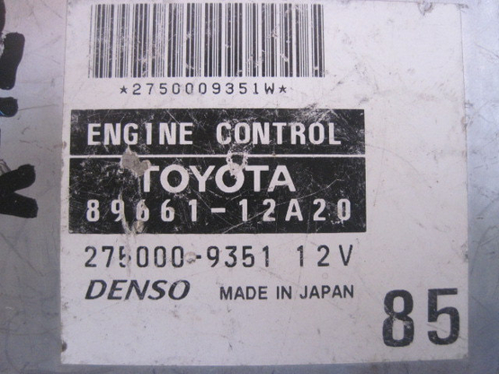Блок управления двигателем, Toyota (Тойота)-COROLLA 120 (01-06) авторазбор, Фото 2