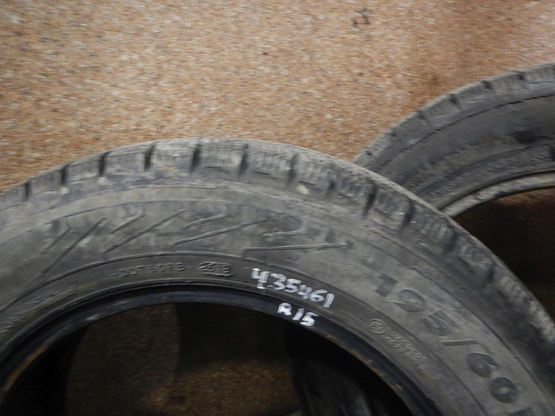 Комплект шин зимних, R15 195\60 (Nokian Tyres, Nordman RS2) авторазбор, Фото 3