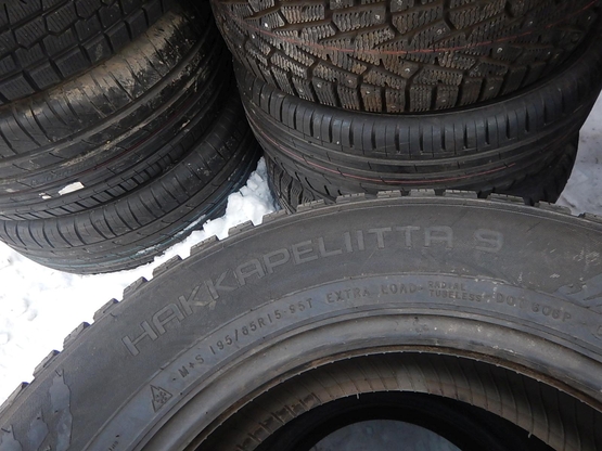 Шина зимняя, R15 195\65 (Nokian Tyres, Hakkapeliitta 9) авторазбор, Фото 3