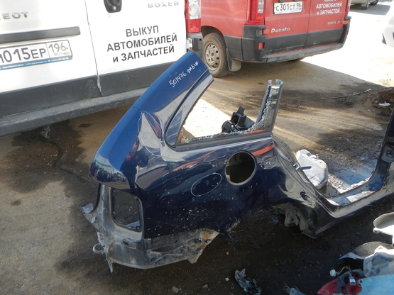 Крыло заднее правое, Skoda (Шкода)-FABIA (99-06)