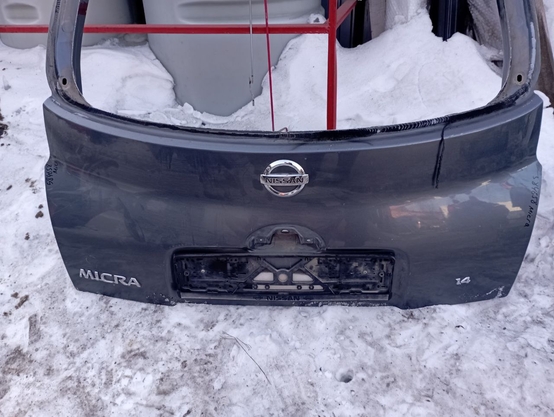 Дверь багажника, Nissan (Ниссан)-MICRA (K12E) (02-) авторазбор, Фото 2