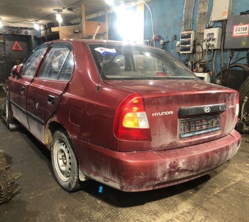 Поступление в авторазбор Hyundai Accent (Хендай Акцент) 2003г